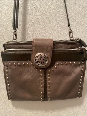 Women's Dr. Grey  Studded Crossbody Bag - Versatile Everyday Style
